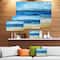 Designart - Warm Tropical Sea and Beach - Seascape Canvas Art Print